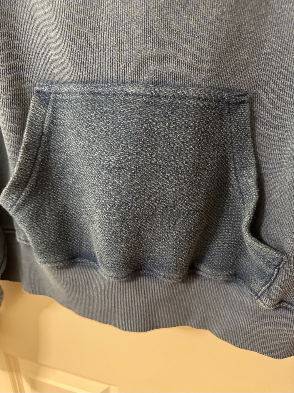 Free People Washed Indigo Cropped Hoodie - Picture 10 of 10